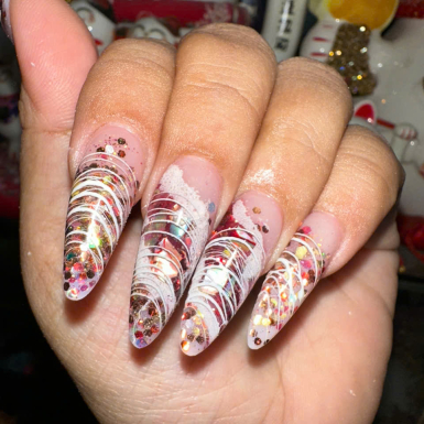 Nail kim tuyến lấp lánh